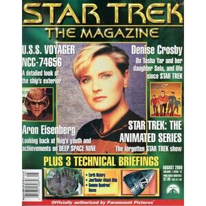 Star Trek The Magazine 2000 August Denise Crosby Animated Series Voyager  C9